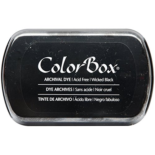 ColorBox Archival Dye Ink Full Size Inkpad, Wicked Black