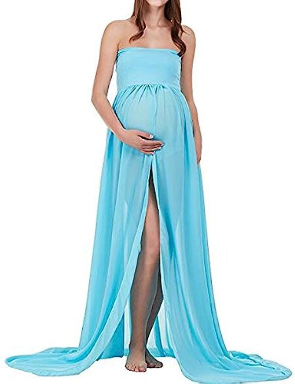 xuanran Zwangere vrouwen fotografie rekwisieten, Zwangerschapsjurk Maternity Gown Split Front Foto Shoot Jurk, Moederschap fotografie kleding Zwangerschap Maxijurk Zwangerschapsjurk, L xuanran Zwangere vrouwen fotografie rekwisieten, Zwangerschapsjurk Maternity Gown Split Front Foto Shoot Jurk, Moederschap fotografie kleding Zwangerschap Maxijurk Zwangerschapsjurk, L