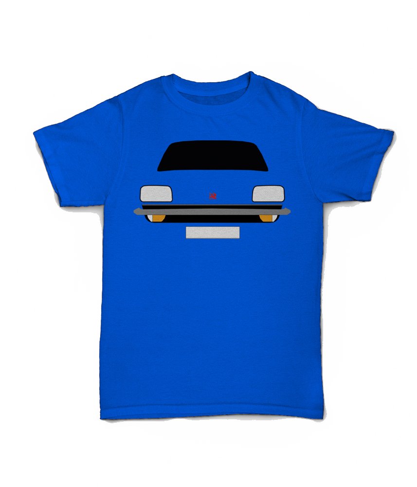 Retro Motor Company Vauxhall Chevette Customisable T-Shirt Yellow