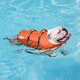 Kyjen 22020 Outward Hound Ripstop Quick Release Easy Fit Rettungsweste für Hunde, verstellbar, Größe M, orange
