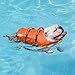 Outward Hound Granby Splash Dog Life Jacket, High-Buoyancy Dog Life Vest for Swimming, Boating, and Water Safety, Small, Orange