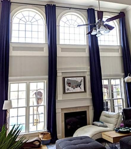 Ikiriska Blackout Extra Long Curtain. 12-24 ft Long Darkening Custom Made Drape Beige 50 Wx156 L product thumbnail 11