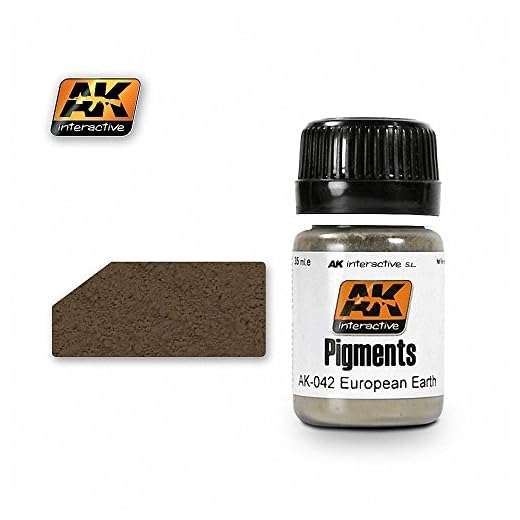 AK Interactive Pigments Europe Earth # 042