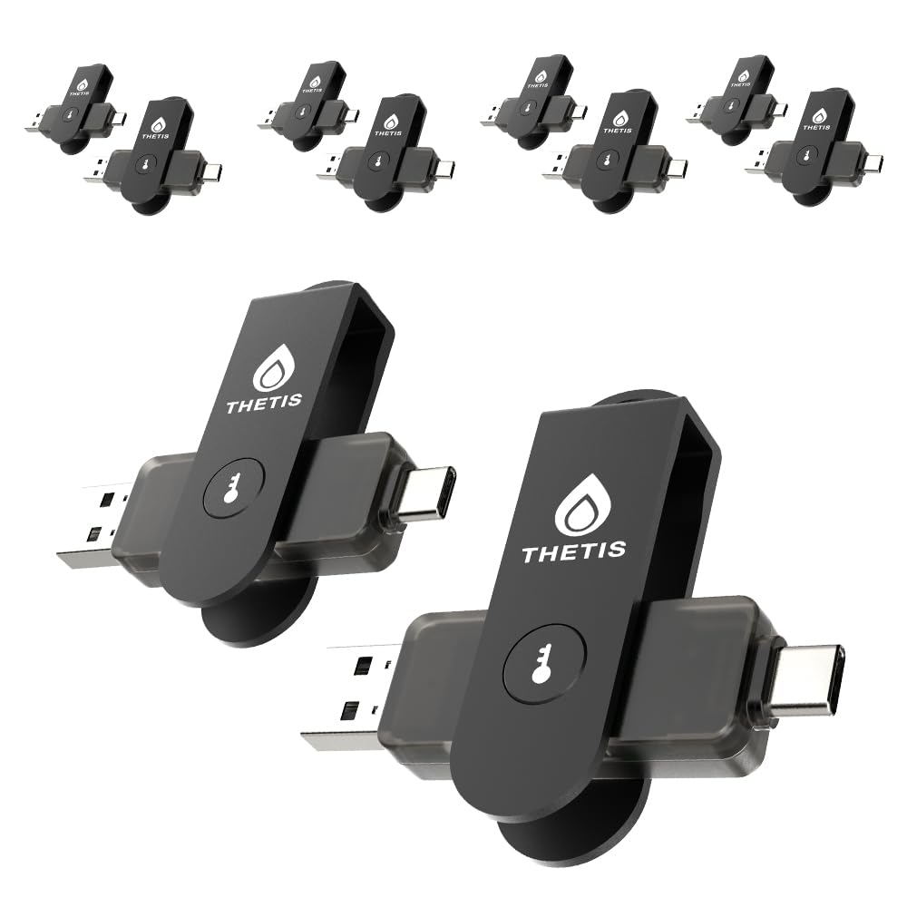 Thetis Pro For Business - FIDO2 Security Key L1 MFA & NFC Passkey Access For School ERP, Employee Online Account, Compatible with Coinbase Google Workspace Apple ID Window Salesforce,Dual USB A +USB C-picture-23