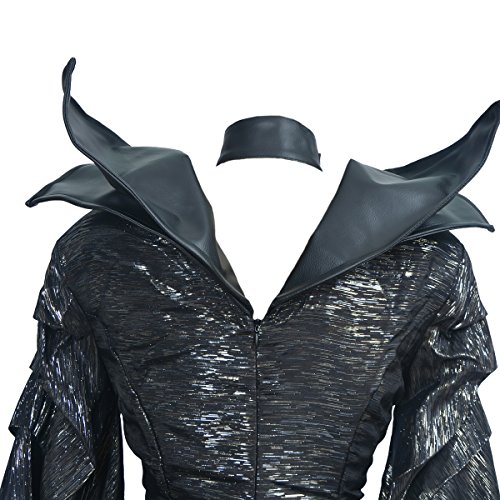 Angelaicos Women's Halloween Cosplay Show Long Black Dress Costume (Xxl) #TOP4