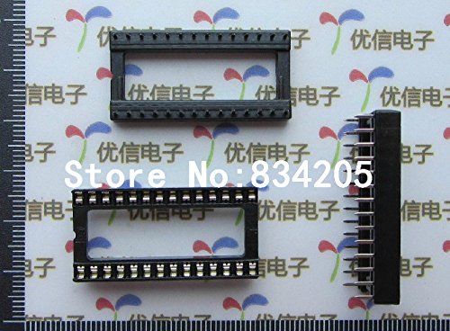 Wiring Connecting Terminals - 28P DIP IC Socket Chip Base Wide-Body Connector