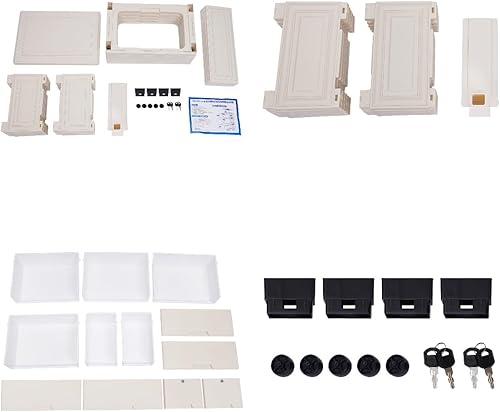 Miniatura 5 de Cómoda de cajones, armario de almacenamiento de plástico, organizador de almacenamiento de 6 cajones, organizador de cajones de armario, armario de