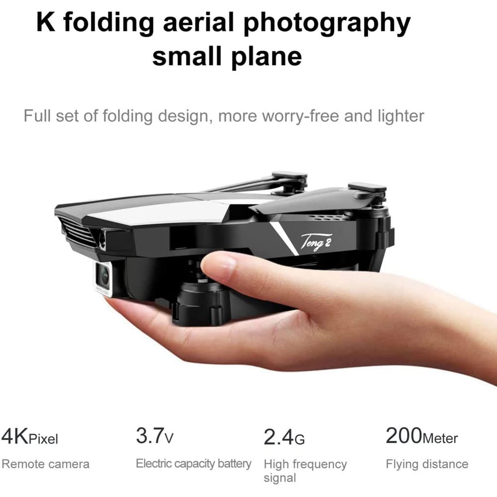RC Drone with Camera 4K HD WiFi FPV Mini Drone for Kids and Adults Foldable RC Quadcopter with 3D Flip Headless Mode Altitude Hold Storage Bag