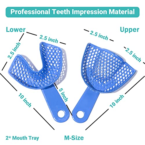 Image of Teeth Impression Putty Silicone Material Tray Teeth Molding Kit for Impression Kit Medium