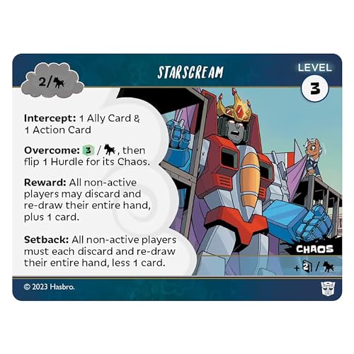 Expansión oficial de juego de construcción de mazos My Little Pony y Transformers de Renegade Game Studios: Collision Course, para 1-4 jugadores, +14 años, 45-90 minutos miniatura 4