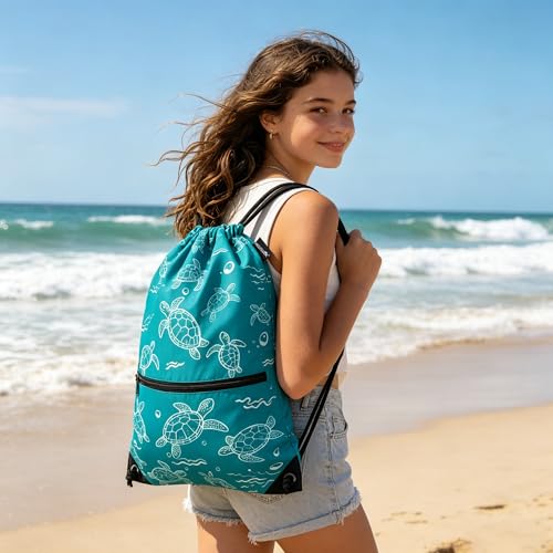 Image of HOLYLUCK Drawstring Backpack Bag Sport Gym Sackpack