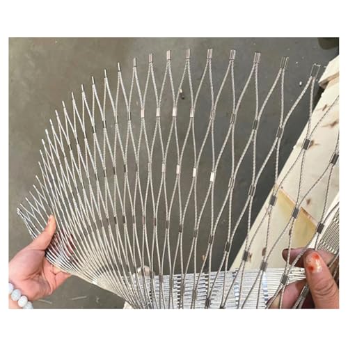 Filet de garde-corps robuste et flexible en câble inox pressé - 2