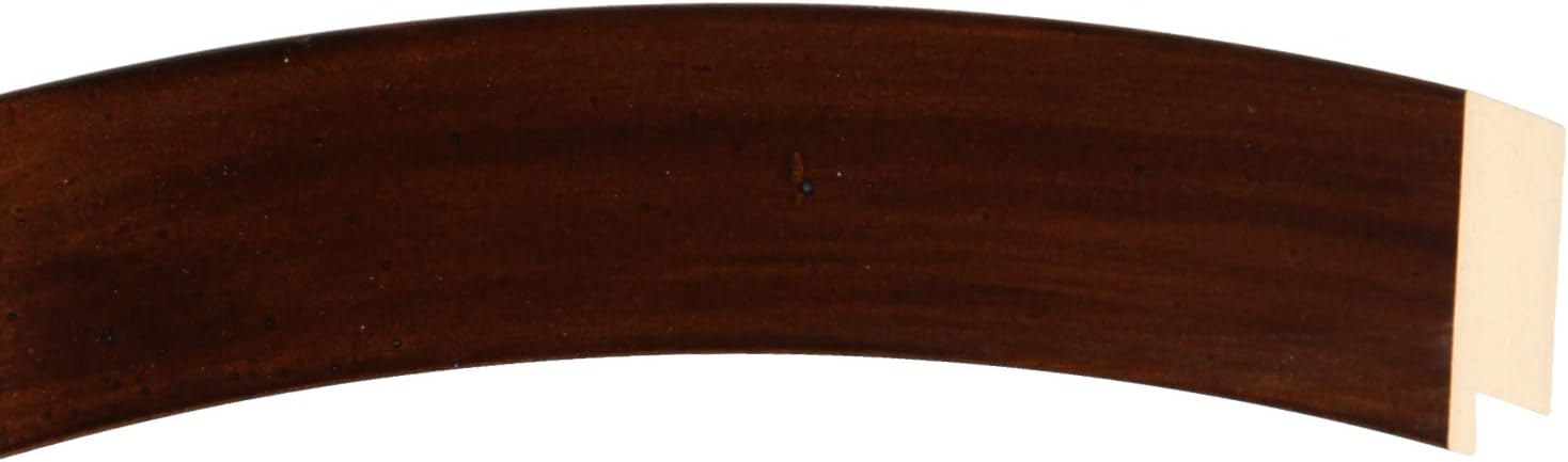 OVALCREST Oval Beveled Wall Mirror for Home Decor - Soho Style - Mocha - 22x28 Outside Dimensions