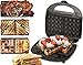 Produktbild 3 in 1 Sandwich Maker | Kontaktgrill | Waffeleisen | Sandwichmaker | Multigrill | Grill | 730 Watt | Thermostat | Edelstahlgehäuse | Antihaftbeschichtet | Betriebsampel