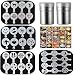 36 Coffee Decorating Stencils + 2 Stainless Steel Mesh Powder Shaker, Magnoloran Foam Latte Art Stencils Barista Templates for Decorating Oatmeal Cupcake Cake Cappuccino Mousse Hot Chocolate