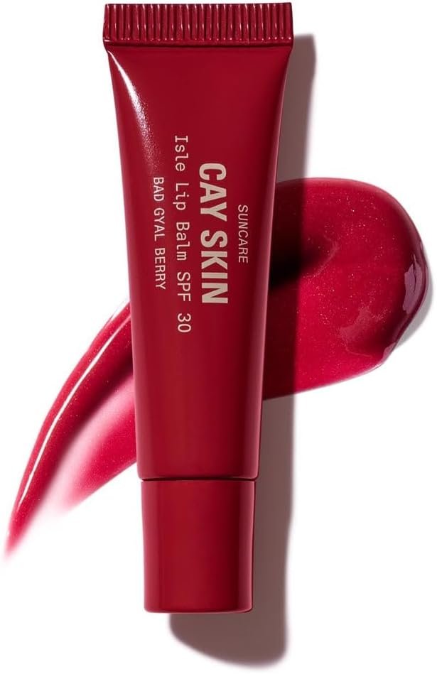 Cay Skin Isle Lip Balm Bad Gyal Berry SPF 30, Hydrating
