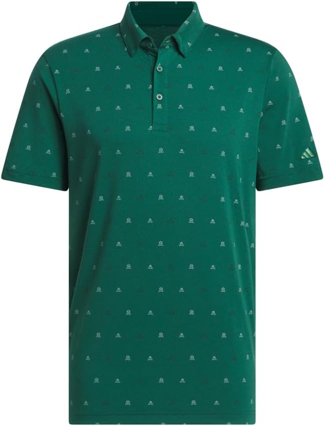 adidas golf primeknit polo shirt green