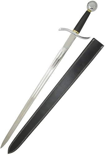 Medieval Warrior Fantasy Swords viene con funda de cuero negro