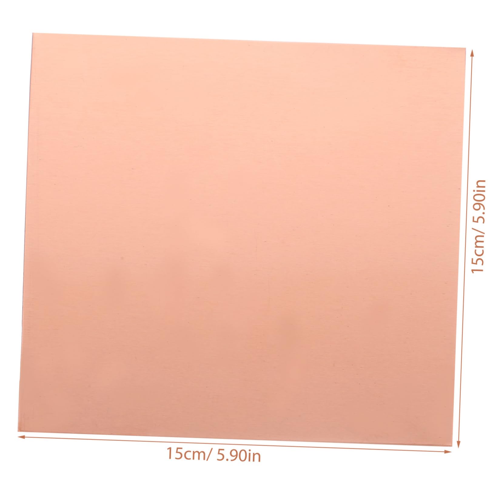OSOLADY 1 Sheet Copper Copper Plate for Crafts Metal Plate Jewelry Copper Plate Crafts