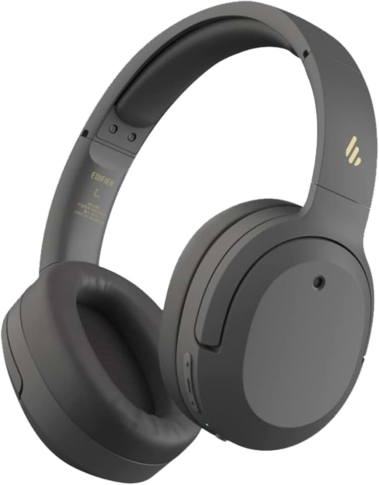 FONE de Ouvido Com Cancelamento de Ruído W820NB Bluetooth 5.0 OVER-EAR EDIFIER - CINZA Pequeno