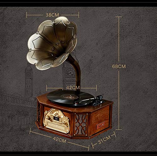 Phonographe en Bois, Platine Vinyle Gramophone Tourne-Disque Vinyle Haut-parleurs système stéréo contrôle Maison Salon… - Les Beatles, Paul McCartney, John Lennon, RIngo Starr, George Harrison Phonographe en Bois, Platine Vinyle Gramophone Tourne-Disque Vinyle Haut-parleurs système stéréo contrôle Maison Salon… – Image 3