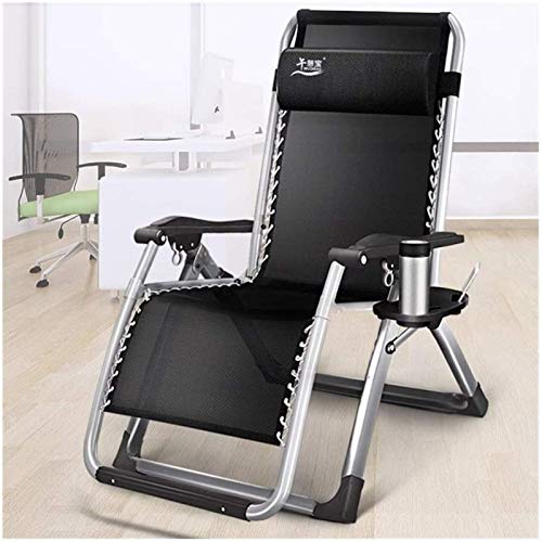 Chaise inclinable robuste pliante avec structure acier pieds carrés