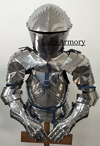 NauticalMart Authentic Knight Suit of Armour Wearable Reenactment Breastplate with Helmet
