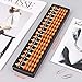 Mathematics 17 Digits Rods Soroban Standard Abacus Chinese Japanese Calculator Counting Tool Math Learning Beginners 2X Geometric Puzzles for Adults