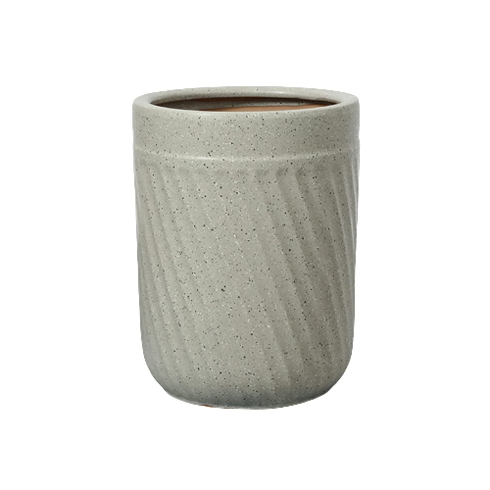 Vasi da Giardino Vasi per fioriere in Ceramica con Foro di drenaggio, vasi da Fiori cilindrici Stile Puntini d'inchiostro Vasi per Piante grasse a Righe per Interni ed Esterni