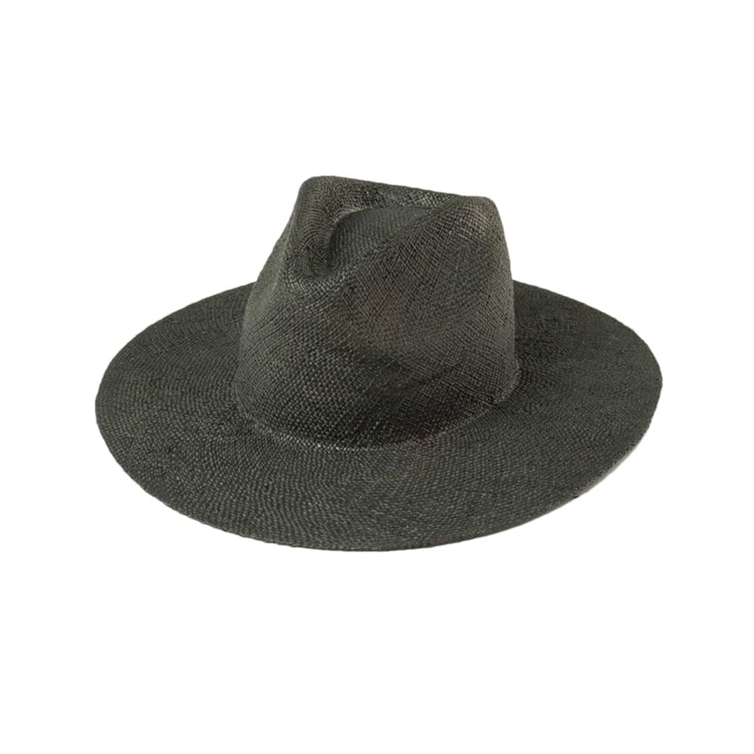 LCUVIMPEX Bucket Hats， Women Wide Brim Straw Fedora Sun Hat Multicolor(Black)