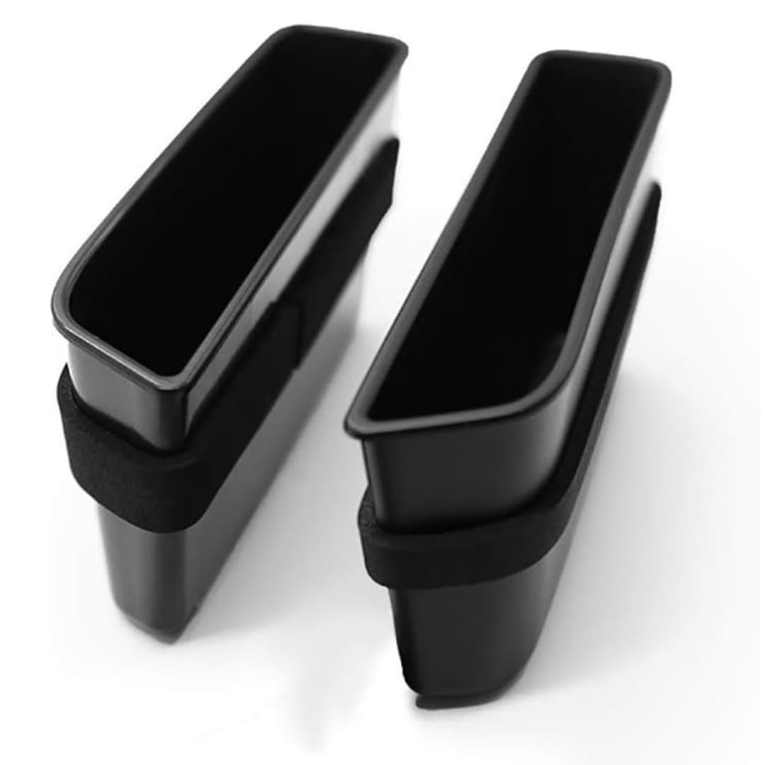 Unifizz Interior Door Storage Box for 2015-2023 Ford Mustang – Armrest Handle Pocket Insert, Door Side Organizer for Small Items, 2PCS