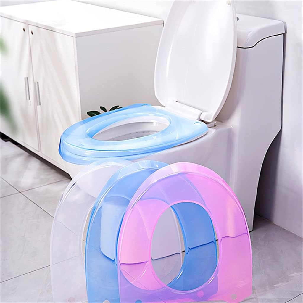 Toilet mat Household Toilet Cover Transparent Light Waterproof Four Seasons Universal Toilet mat (Color : C, Size A