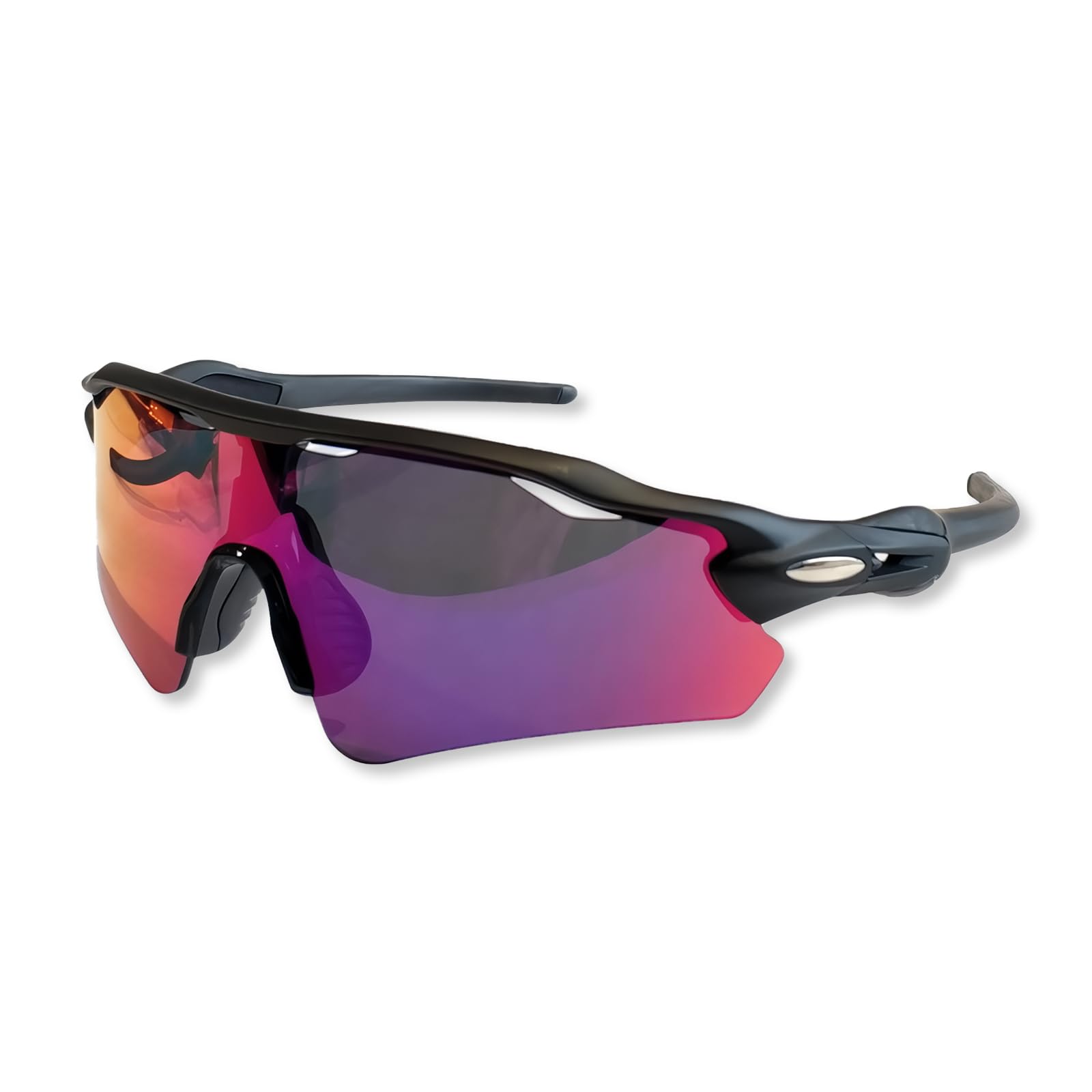 OLYSPM Cycling Glasses,Running Sunglasses,Sports Sunglasses with Windproof,Dustproof,UV Protection,Anti-glare,Cycling Sunglasses for Cycling,Running,Climbing and Skiing