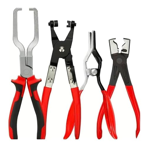 Professional Hose Clamp Kit, Fuel Line Disconnecting & Dismounting Tool Set for Automotive Maintenance, Multifunctional Pipe Clamp for Car Repair, Car Accessories