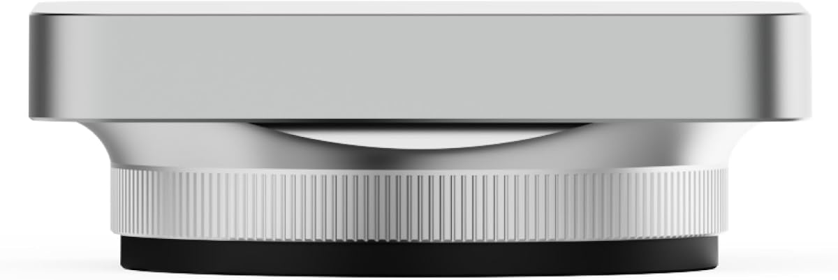 Urth Lens Hood Kit Compatible with Sony FE 24/40/50mm G (Silver) | Precision Alloy Square Lens Hood with Adapter Ring & Cap. Also compatible with Sony RX1R III, Sonnar T* FE 55mm f1.8 ZA