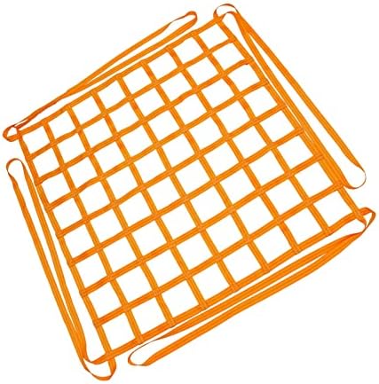 リフティングカーゴネット - 【ベッド】 フラットポリエステルスリングホイストネット、安全リフティングネットストラップ、フラットナイロンスリング