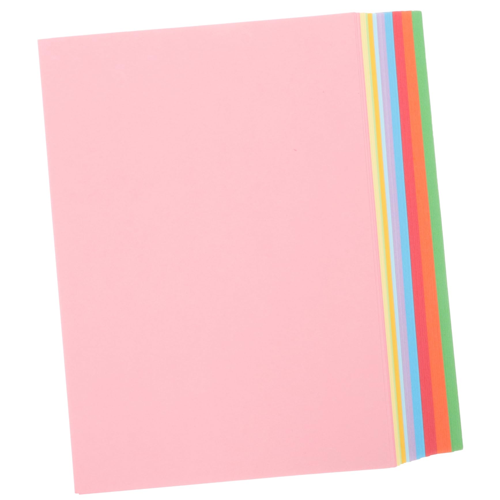 NUOBESTY 100blätter Bastelpapier Verdickt Bunt Faltpapier Malpapier Für Junge Mädchen Und Erwachsene Zu Hause Kindergarten Schule Diy-bastelpapier Origami-papier