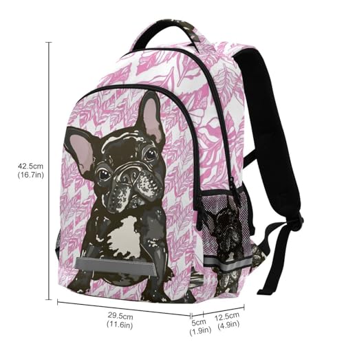 ALAZA Puppy French Bulldog Backpack