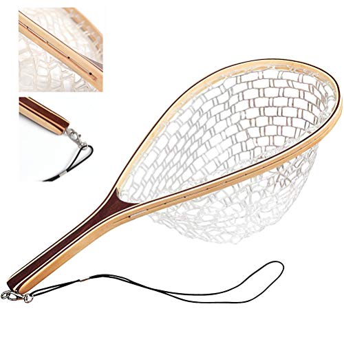 Peahop Fliegenfischen Kescher Forelle Bass Nylon Mesh Catch and Release Fischnetz Cover