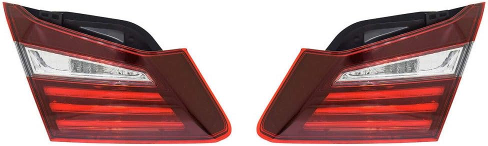 For Honda Accord Tail Light 2016 2017 Passenger Side Inner LED Sedan For HO2803109 | 34150-T2A-A21