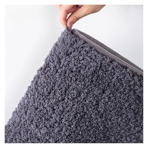Alfombra baño pelo largo absorbente y alfombrilla de entrada 5