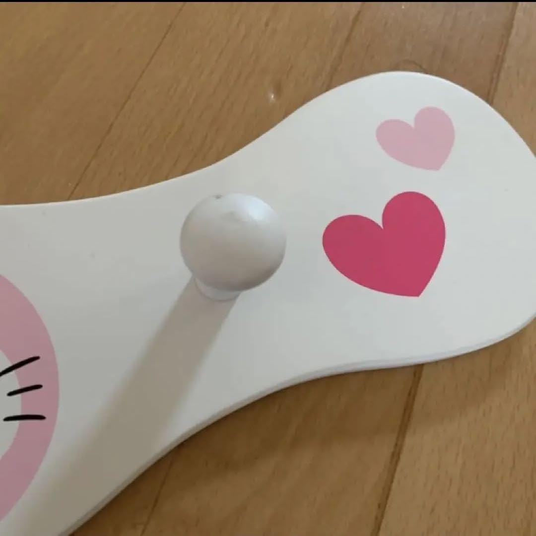 Amazon.co.jp: キティちゃん × ミミィちゃん 木製 壁掛け フック 