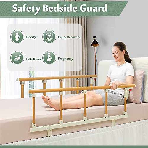Mybow Bed Rail Assist Side Rails for Elderly Adults Swing Down Safety Half Bed Railing Fall Prevention Hospital Handrail Bed Cane for Elderly Medical Bed Assist Rails (47x18,2PCS) 4 Mybow Bed Rail Assist Side Rails for Elderly Adults Swing Down Safety Half Bed Railing Fall Prevention Hospital Handrail Bed Cane for Elderly Medical Bed Assist Rails (47x18,2PCS) - Image 5