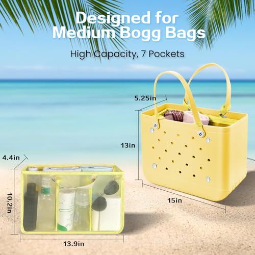 Image of XYFuuee Beach Bag Organizer Insert Divider for Medium Bogg Bag Accessories