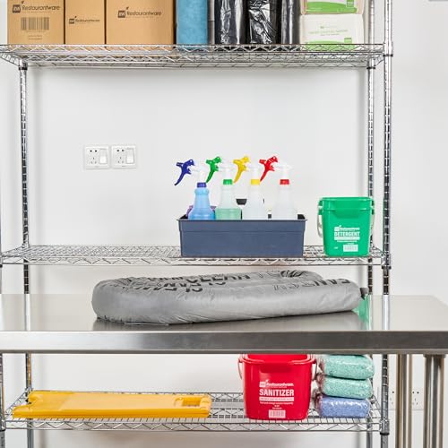 Image of Restaurantware Absorbent Socks 4 Case 8 Foot Nonwoven Spill Control Socks Chemical-Resistant Industrial Spill Gray
