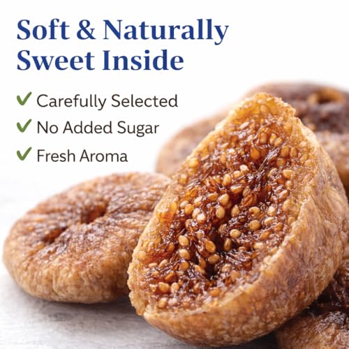 Image of Dried Figs (Anjeer) 2 Kg| Naturally Sweet & Fiber Rich | Soft & Fresh Handpicked Dry Fruits | Healthy Snack | Leeve