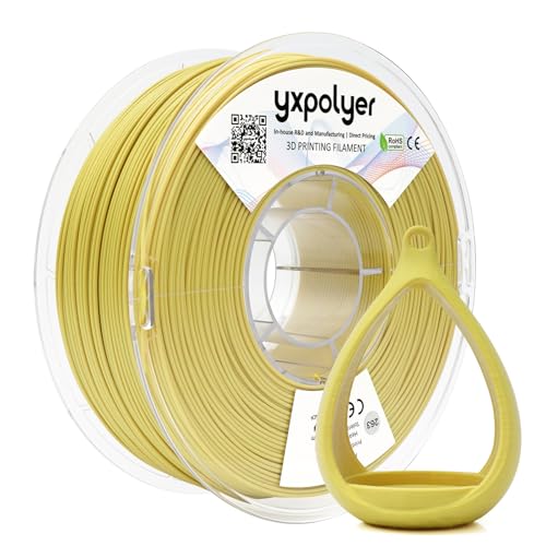 Image of YXPOLYER ASA Filament 1.75mm Lemon Yellow 3D Printer Filament for Summer | 1KG, UV & Weather-Resistant 3D Printer Filament, for Outdoor Functional Parts for Camping, Hiking, AMS-Compatible