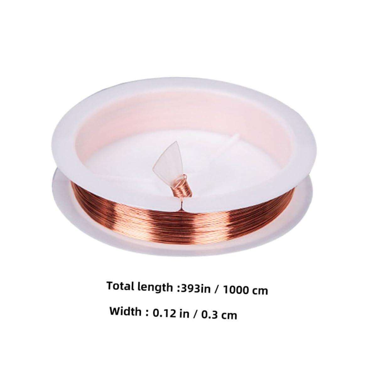 Toddmomy 0.3mm DIY Metal Wire Reed Making Copper Wire Reed Craft for Professional Handmade