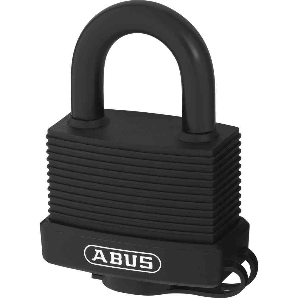 ABUS 237881 Kłódka Wodoszczelna i Odporna na Zabrudzenia Czarna 17,8 x 11,3 x 9 cm