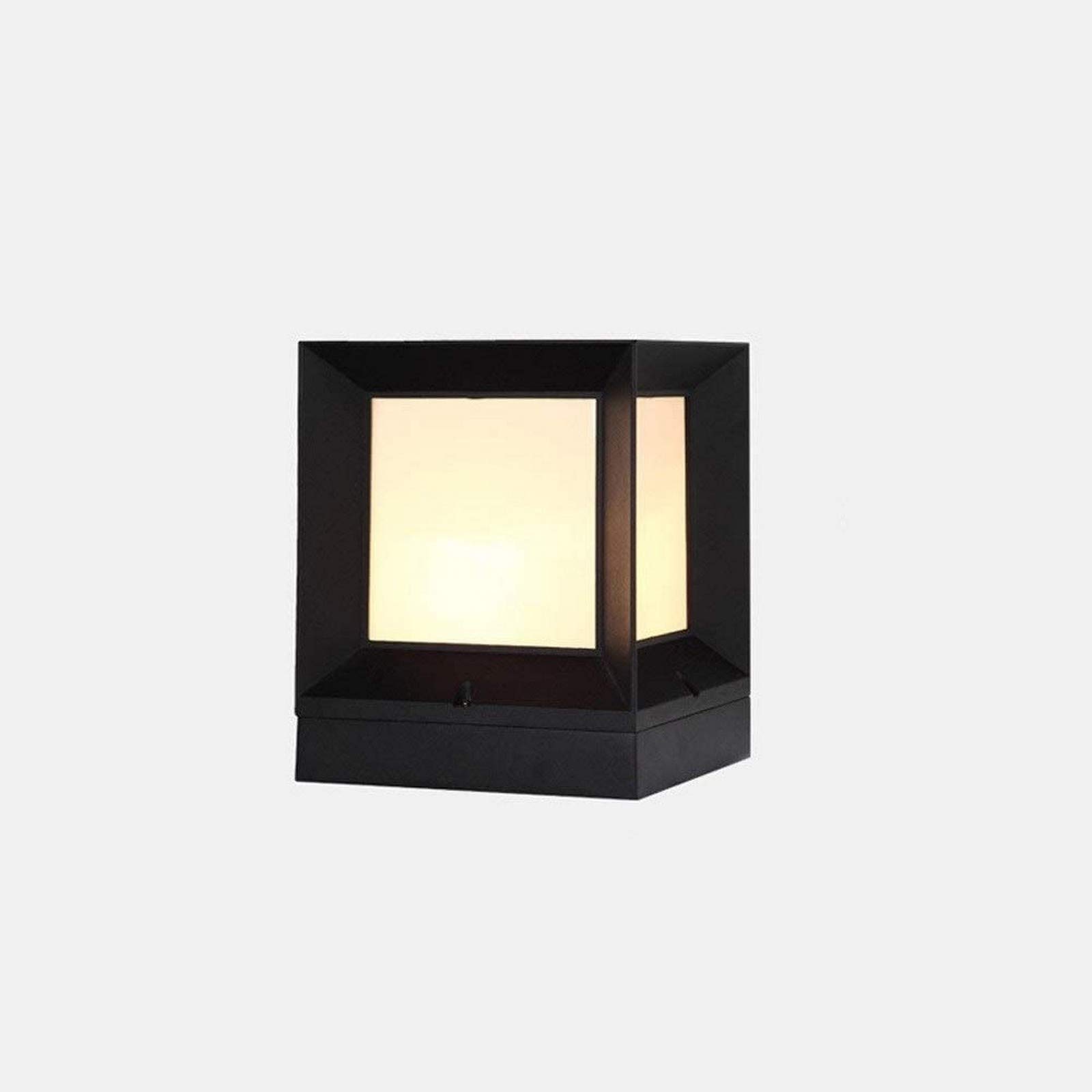VDOQTLJT European Square Small Column Post Light Outdoor Waterproof Wall Lamp Villa Garden Highlight Pillar Exterior Lantern Landscape Street for Porch Path